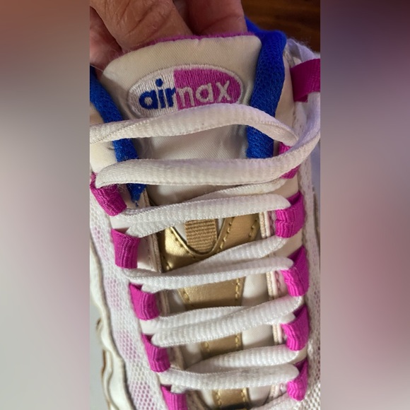 Nike 2018 7 Youth Air Max 95 LE GS 'Peanut Butter & Jelly' - Picture 3 of 12